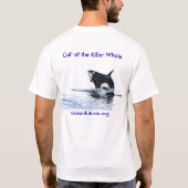 Roep van het T-shirt van de Killer Whale (Achterkant)