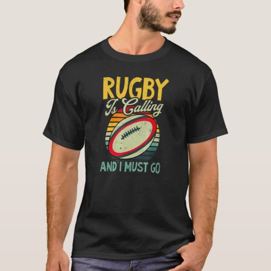 roepen moet Rugby gaan T-shirt (Voorkant)