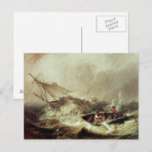 Roepen om de schipbreuk te redden briefkaart (Voorkant / Achterkant)