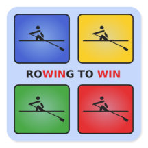 Roepen om vier kleuren te winnen blauw