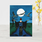 "Roepend alle Kranen " Kaart (Gele Bloem)