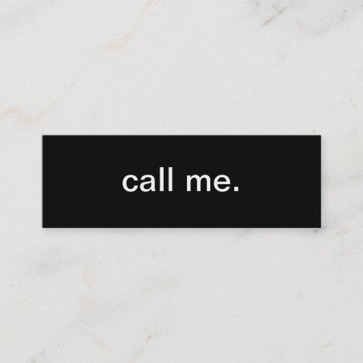 Roepend visitekaartje contactkaartje (Voorkant)