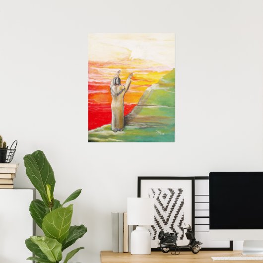 Roepende Eagle Ancestors print (Thuiskantoor)