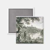 Roepende kaart van Humphrey Repton, gegraveerd doo Magneet (Voorkant / Achterkant)