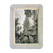 Roepende kaart van Humphrey Repton, gegraveerd doo Magneet (Verticaal)