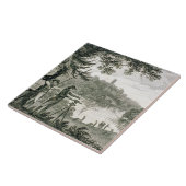 Roepende kaart van Humphrey Repton, gegraveerd doo Tegeltje (Zijkant)