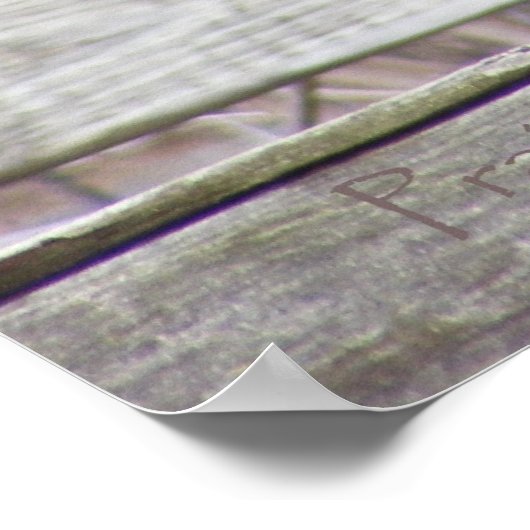 Roepende VRAAG 1 Poster (Hoek)