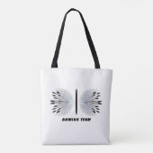 Roeperingsteam 2 - Een ontwerp van de Rij Tote Bag (Achterkant)
