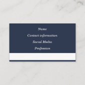 Roepkaart - Art Nouveau Oak Leaf & Acorn Visitekaartje (Achterkant)