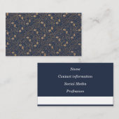 Roepkaart - Art Nouveau Oak Leaf & Acorn Visitekaartje (Voorkant / Achterkant)