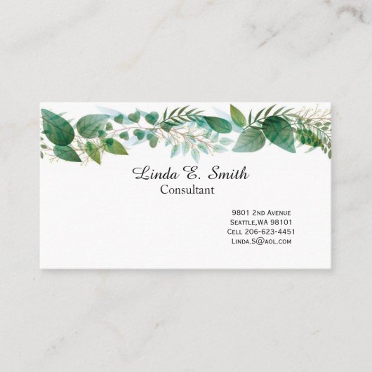 Roepkaart Contactkaartje (Voorkant)