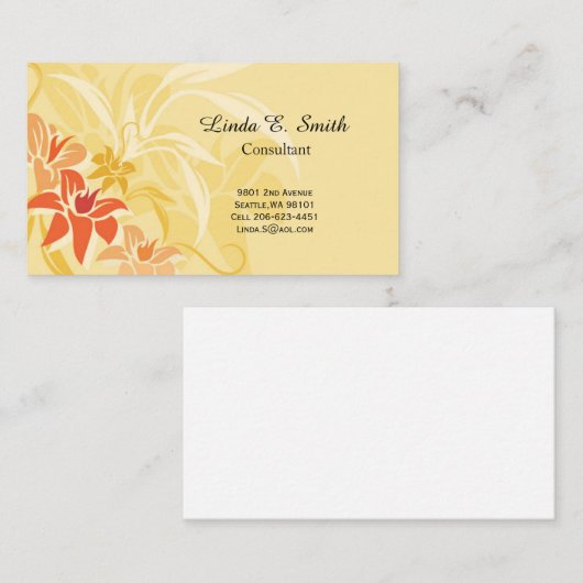 Roepkaart Contactkaartje (Voorkant / Achterkant)