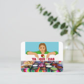 Roepkaart Contactkaartje (Staand voorkant)