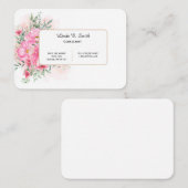 Roepkaart van groot formaat contactkaartje (Voorkant / Achterkant)