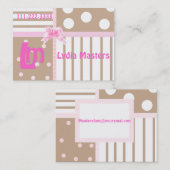 Roepkaart voor hoge Mode voor kinderen Contactkaartje (Voorkant / Achterkant)