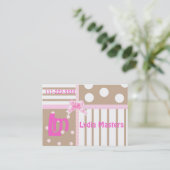 Roepkaart voor hoge Mode voor kinderen Contactkaartje (Staand voorkant)