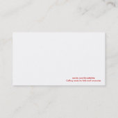 Roepkaart voor kinderen contactkaartje (Achterkant)