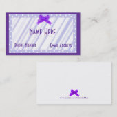 Roepkaart voor kinderen contactkaartje (Voorkant / Achterkant)