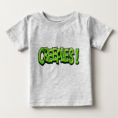 Roeples baby t-shirt (grijs) (Voorkant)