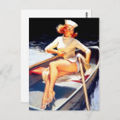 Roeplijn omhoog briefkaart (Voorkant / Achterkant)