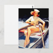 Roeplijn omhoog briefkaart (Voorkant / Achterkant)