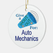 Roept auto's op voor mechaniek keramisch ornament (Links)