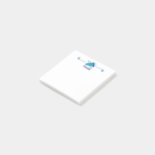 Roept de bloemisten op post-it® notes (Schuin)