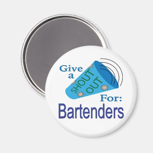 Roept om barkeepers magneet (Voorkant / Achterkant)