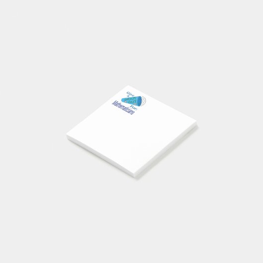 Roeptoeter voor wiskundigen post-it® notes (Schuin)