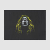 Roepy zombie vrouw ziet portret tissuepapier (Voorkant)