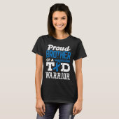 Roer broer van T1D-diabetes T-shirt (Voorkant volledig)