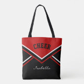 Roer Dark Red Cheerleader Tote Bag (Achterkant)