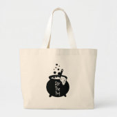 Roer de pot (witch Pot) Grote Tote Bag (Voorkant)