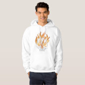 Roer en vuur hoodie (Voorkant volledig)
