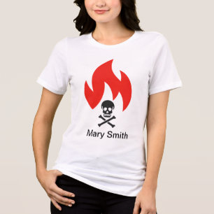 Roer en vuur Tri-Blend shirt