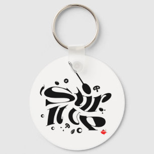 Roer het op! sleutelhanger