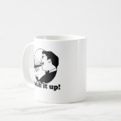 Roer het rond koffiemok (Voorkant links)