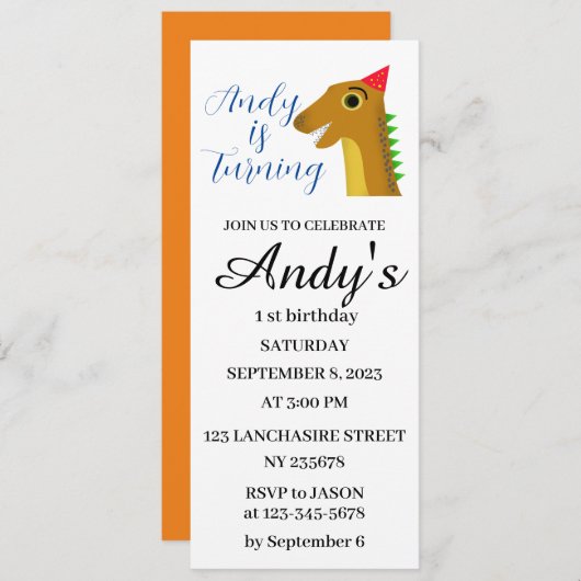 Roer samen op de viering van de eerste verjaardag (Voorkant / Achterkant)