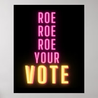 Roer uw stem roze neon