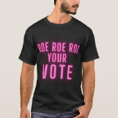 Roer uw stem roze neon t-shirt (Voorkant)
