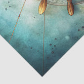 roer van het  waterverf zeeschip tissuepapier (Detail)