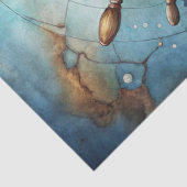 roer van het  waterverf zeeschip tissuepapier (Detail)