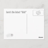 "roeren van de pot" briefkaart (Achterkant)