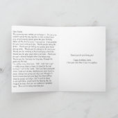 Roerend Wenskaart voor hem Kaart (Binnen)