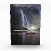 Roerende herfsten in Milford geluid - Nieuw-Zeelan Fotoblokken (Voorkant)