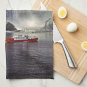 Roerende herfsten in Milford geluid - Nieuw-Zeelan Theedoek (Quarter Fold)