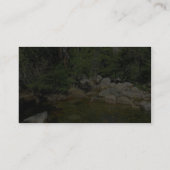 Roerende Herfsten Rivers Streams gebergte Visitekaartje (Achterkant)