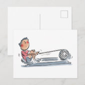 Roermachine Briefkaart (Voorkant / Achterkant)