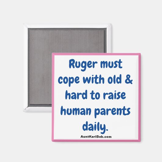 Roermachine moet het hoofd bieden aan ... magneet (Voorkant / Achterkant)