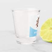 Roerwiel-dolfijn Shot Glas (Links)